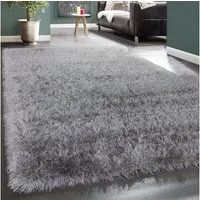 Paco Home Hochflor-Teppich Glamour 300, rechteckig, Höhe: 70 mm, Uni Farben, mit weichem Glanz Garn, auch als Läufer erhältlich