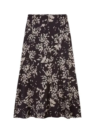 Marc OPolo Casual - Ausgestellter Maxirock beige/schwarz - Gr. - 34