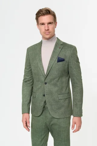 zuitable - Jersey Sakko grün - Gr. - 44