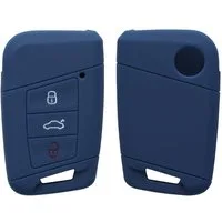 kwmobile Schlüsseltasche Autoschlüssel Silikon Hülle für VW (1-tlg), Schlüsselhülle Schlüssel Case Cover
