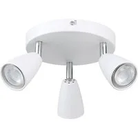 IMPTS LED Deckenspots Deckenleuchte Spotleuchte Deckenstrahler, Nicht Dimmbar, LED wechselbar, Warmweiß, Schwenkbar LED Deckenlampe Deckenspot