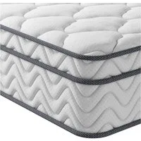 Taschenfederkernmatratze 7-Zonen Matratze 26cm hohe Hybridmatratze H3 BT1, Vesgantti, Öko-Tex Standard 100, hohe Punktelastizität, Gel-Memory-Schaum