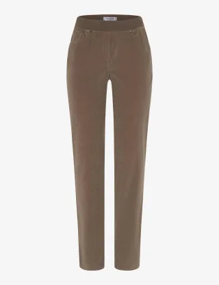 Raphaela by Brax Damen Cordhose Style PAMINA TAUPE, braun, Gr. 48