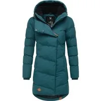 Ragwear Wintermantel Pavla stylischer Winterparka mit Teddyfutter und Kapuze