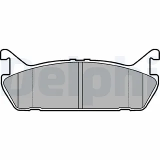 Delphi Bremsbel?ge hinten Daihatsu Applause Mazda 323 Mx-5 Suzuki Baleno