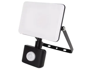 LUXULA LED-Fluter mit Bewegungsmelder, EEK: F, 20W, 2000lm, 4000K, IP44,, weiß