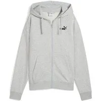 PUMA Kapuzensweatshirt ESS SMALL NO 1 LOGO COMFORT FULL-ZIP HOODIE TR mit verstellbarer Kapuze, mit Kängurutasche, komfortable Passform