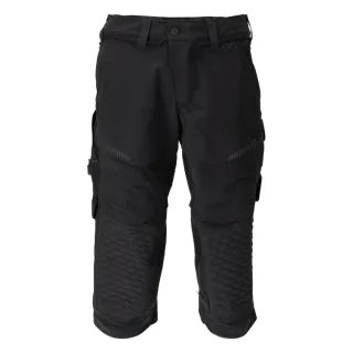 MASCOT Herren Dreiviertel-Hose mit Knietaschen CUSTOMIZED Schwarz 56 - 22249-605-09-C56
