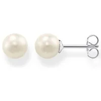 THOMAS SABO Perlenohrringe Perlenohrstecker Klein, mit Süßwasserzuchtperle