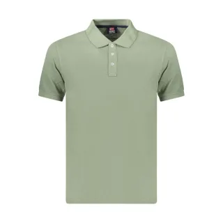Norwegen 1963 Grünes Baumwoll-Polo für Herren