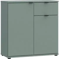 FORTE Kommode Ganymede, Kommode, Stauraum, Schublade, Metallgriffe, 4 Dekore, Breite 80,1cm