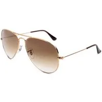 Ray-Ban Sonnenbrille Ray-Ban Aviator Large Metal RB3025 001/51 Arista Clear Brown