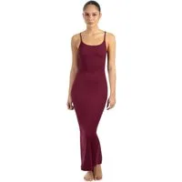 Smilodox Maxikleid Aveline, figurbetontes Rippstrickkleid mit Spaghettiträgern Knöchellanges elastisches Sommerkleid, Alltag & besondere Anlässe