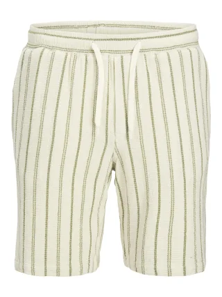 JACK&JONES - JPSTJAIDEN COBA STRIPE JOG SHORTS REG LN Cedar - Gr. - XL
