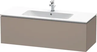 Duravit L-Cube Waschtischunterbau wandhängend Basalt Matt 1220x481x400 mm - LC614304343 LC614304343