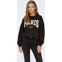JDY Sweatshirt JDYMESA L/S O-NECK EMB SWEAT JRS NOOS Baumwollmischung, regular fit