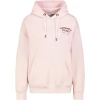 SUBLEVEL Hoodie mit Margarita O'Clock Aufdruck, Kängurutasche Sweat Motiv