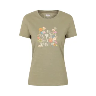 Mountain Warehouse - "Spirit Of Adventure" T-Shirt für Damen (Khakigrün)