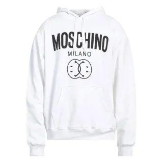 Moschino Milano - Weißer Hoodie Mit Doppel-smiley