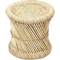 Marrakesch Orient & Mediterran Interior Sitzhocker Tavolino boho style Benita 36 cm (1 St), Handarbeit