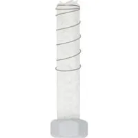 DistrEbution Outdoorkerze Docht aus Glasfaser, 7/9 cm Länge, Dauerdocht, Kerzen selber machen