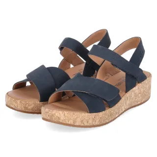 Josef Seibel Sandalen  Blau - Gr. 36 -  Echt Leder
