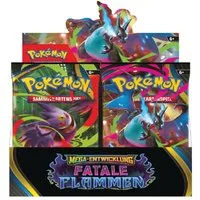 The Pokémon Company Sammelkarte Mega Entwickungen (ME02) Fatale Flammen Display
