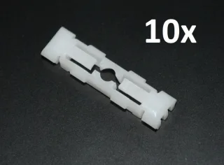 10x Clips Dachleisten Befestigung Reparatur 191853733A 6U0853733 für VW Golf 2 II Passat B3 B4 Caddy Polo 6N Seat Ibiza Coroba 6K Inca Toledo Skoda Felicia Favorit