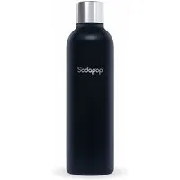 Sodapop Trinkflasche Edelstahlflasche 750ml schwarz für Logan & Cooper Pro, Passend für SODAPOP Logan und Cooper Pro