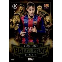 Topps Sammelkarte HOF4 - Neymar Jr. - Match Attax Hall of Fame - 2025/2026