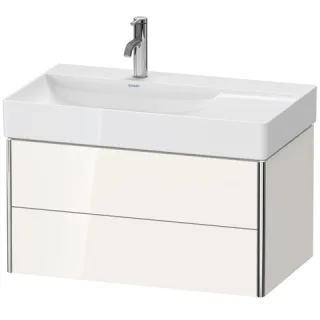 Duravit XSquare Waschtischunterbau wandhängend Schwarz Hochglanz 784x460x397 mm - XS416804040 XS416804040