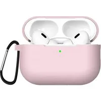 CoolGadget Kopfhörer-Schutzhülle Basic Silikon Hülle für AirPods Pro 3 Schutzhülle mit Karabiner, Soft Touch Case, stoßfest, rutschfest, 360° Schutz, kabellos ladbar