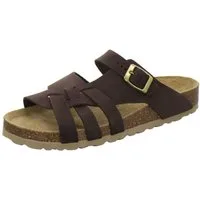 AFS-Schuhe 212267 Kralle Pantolette für Damen mit Fußbett, bequeme Sandalen aus Leder