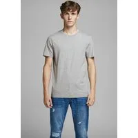 Jack & Jones Rundhalsshirt JJEORGANIC MELANGE TEE SS O-NECK NOOS Baumwollmischung, regular fit