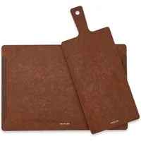 NEOFLAM® Schneidebrett Rocca - Holzfaser Schneidebrett Set 2tlg., Holzfaser, (2-St)
