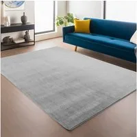 Ayyildiz Teppiche Teppich JOY 1400, auch als Läufer und in Rund erhältlich, rechteckig, Höhe: 11 mm, besonders weich, uni Kurzflor, Wohnzimmer, Kinderzimmer