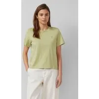 s.Oliver Kurzarmshirt T-Shirt Verkürztes Baumwoll-T-Shirt mit Artwork