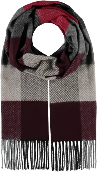 COMMANDER Finest Clothing - Cashmink Schal 30/180 cabernet