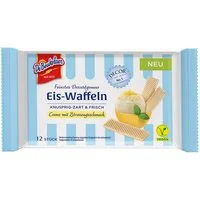 De Beukelaer Kekse, De Beukelaer Eis-Waffeln Creme mit Zitronengeschmack Packung 50g