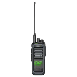 Iradio CP-1800 20W Walkie Talkie 199CH 350-550MHz Long Range 2400mAh Battery Double PTT Buttons Type-C Fast Charging Ham