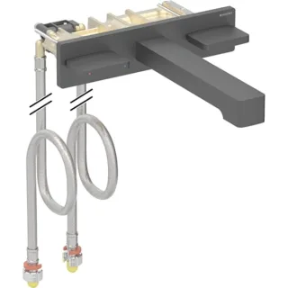 Geberit ONE Waschtisch-Armatur eckiges Design Wandmontage 2 Griffe 116465141