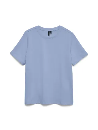 VERO MODA - VMPAULINA SS T-SHIRT JRS NOOS Brunnera Blue - Gr. - L