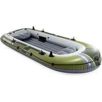 Intex Schlauchboot 66333, (Set, -, mit 2 Paddeln und Luftpumpe), Komplett Set