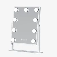FENCHILIN Schminkspiegel mit LED-Beleuchtung weiß 25/30 cm