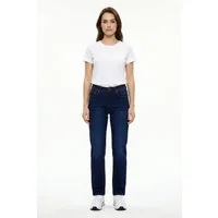 ESRA Straight-Jeans Damen Stretch-Jeans Premium Baumwolle Jeanshose Damen Straight Fit G14 Straight Jeans Damen High Waist Stretch Jeans Damen Regular Hose