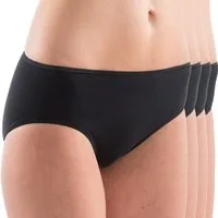 HERMKO Midislip 1031 (Pack, 4er) Bio-Baumwolle Jazz-Pant Form Übergröße weich, elast. Abschluss basic