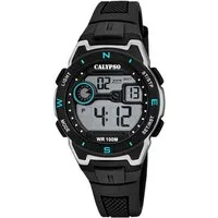 CALYPSO WATCHES Chronograph Digital Crush K5853/4, Kinderuhr, Quarzuhr, Armbanduhr, Junge, digital, Tag, Wochentag, Monat