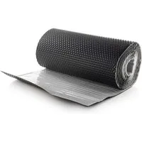DQ-PP Dichtband DQ-PP WANDANSCHLUSSBAND 5m, B 300mm, Selbstklebend, Dachabdeckung Aluminium und Butyl, Dach Kaminanschlussband, 3D Struktur