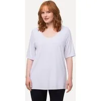 Ulla Popken T-Shirt Shirt 1/2 Arm Doublelayer