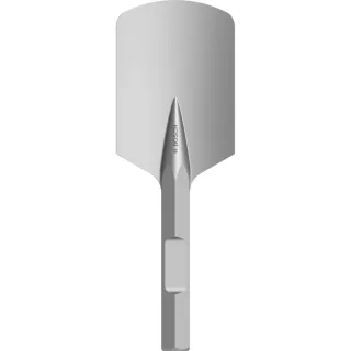 Bosch PRO Spatmeißel mit 28-mm-Sechskantaufnahme, abgerundet, 400 x 135 mm - 1618662000